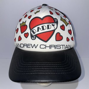 Andrew Christian Leather Daddy Trucker Hat