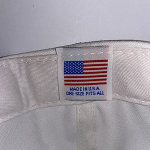 Pennsylvania Prison Guard Vintage White Snapback Cap Made in USA