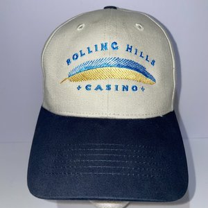 Rolling Hills Casino Baseball Cap 100% Cotton Blue