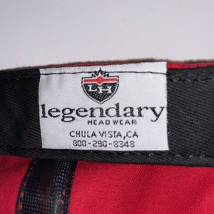 Pebble Beach Golf Hat Vintage Red and White