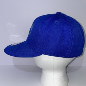 Otto Newport Oregon Bait Co. Blue Wool Baseball Cap Size 6 7/8