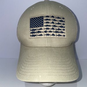 Columbia PFG Baseball Cap Size L/XL American Flag