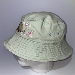 My Neighbor Totoro Bucket Hat Teal Apple Blossoms