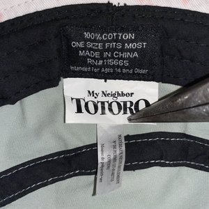 My Neighbor Totoro Bucket Hat Teal Apple Blossoms