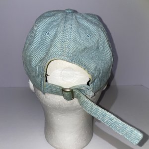 My Neighbor Totoro Corduroy Baseball Cap Teal and Yellow