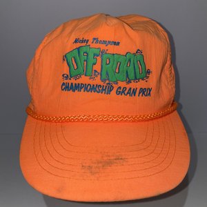 Mickey Thompson Off Road Gran Prix Baseball Cap Vintage Orange