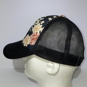 Rip Curl Low Profile Trucker Hat Black Floral
