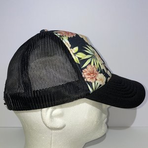 Rip Curl Low Profile Trucker Hat Black Floral