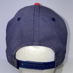 Patagonia Built to Endure Baseball Cap Blue and Red Hammer Patch