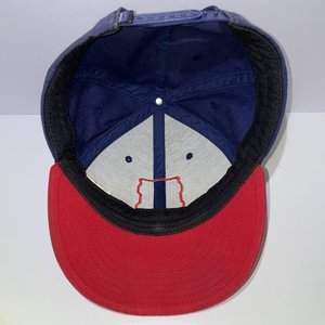 Patagonia Built to Endure Baseball Cap Blue and Red Hammer Patch