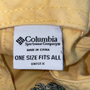 Columbia Palm Tree and Martini Yellow Vintage Dad Hat