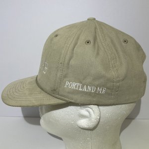 Fire on Fore Portland Baseball Cap Khaki Corduroy