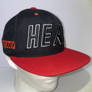 Mitchell & Ness 'Justice' Miami Heat Snapback Wool Hardwood Classic