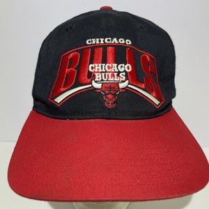 Chicago Bulls Vintage Snapback Black and Red