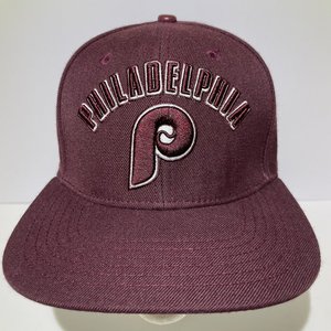 Pro Standard Cooperstown Philadelphia Phillies Wine Red Baseball Cap
