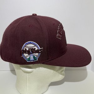 Pro Standard Cooperstown Philadelphia Phillies Wine Red Baseball Cap