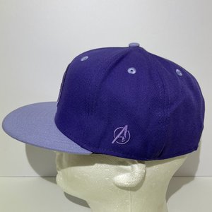 Lids Exclusive Black Panther Baseball Cap Size 7 1/2 Triple Purple
