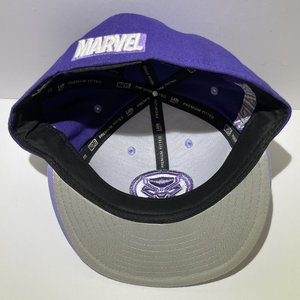 Lids Exclusive Black Panther Baseball Cap Size 7 1/2 Triple Purple