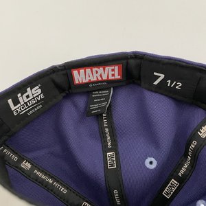 Lids Exclusive Black Panther Baseball Cap Size 7 1/2 Triple Purple