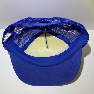 Vintage Blue Angels Trucker Hat Blue and Golf Leaf