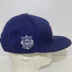 New Era Hat Club National Patch LA Dodgers Pink Wool 9Fifty Snapback Cap