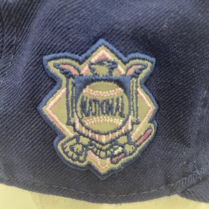 New Era Hat Club National Patch LA Dodgers Pink Wool 9Fifty Snapback Cap