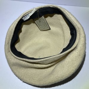 Antique Wool Cloche Hat Size 6 1/2