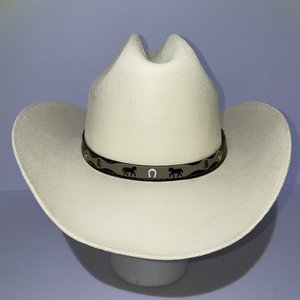 Hecho in Mexico Straw Cowboy Hat Size M