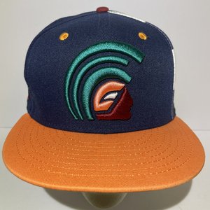 Fitted Hawaii 9Fifty Orange Beach Stripe Snapback Cap