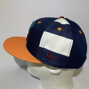 Fitted Hawaii 9Fifty Orange Beach Stripe Snapback Cap