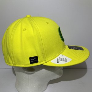 Nike On-Field Pro Oregon Ducks Yellow Baseball Cap Size 7 1/2 Style NC11-79S