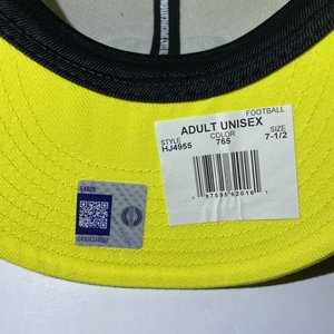 Nike On-Field Pro Oregon Ducks Yellow Baseball Cap Size 7 1/2 Style NC11-79S