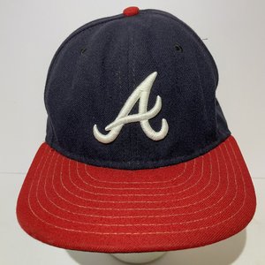 New Era 59Fifty Vintage On-Field Atlanta Braves Baseball Cap Size 7 1/8 Classic