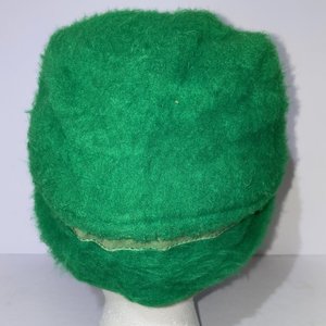DuPont Pioneer Seed Fuzzy Quilted Vintage Baseball Cap Ear Flap