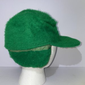 DuPont Pioneer Seed Fuzzy Quilted Vintage Baseball Cap Ear Flap