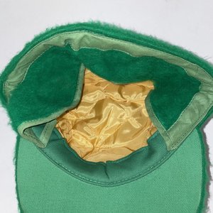 DuPont Pioneer Seed Fuzzy Quilted Vintage Baseball Cap Ear Flap