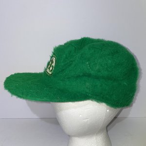 DuPont Pioneer Seed Fuzzy Quilted Vintage Baseball Cap Ear Flap