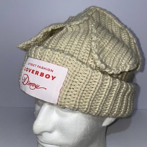 Loverboy Street Fashion Puppy Ears Chunky Beanie