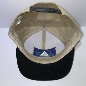 Findlay Force Brown Wood Badge Round Snapback Cap
