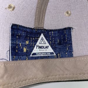Findlay Force Brown Wood Badge Round Snapback Cap