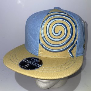 Candy Grind Steel Fitted Baseball Cap Size 7 1/2 Baby Blue