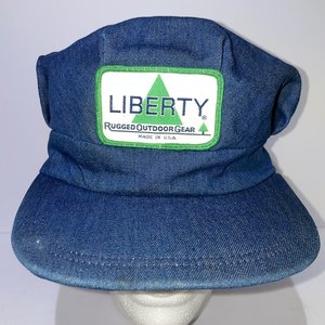 Liberty Rugged Outdoor Gear Denim Vintage Baseball Cap USA