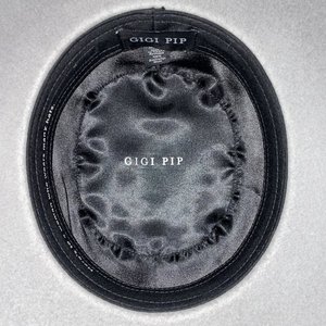 Gigi Pip Gray Australian Wool Wide Brim Sun Hat Size 6 5/8