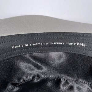 Gigi Pip Gray Australian Wool Wide Brim Sun Hat Size 6 5/8