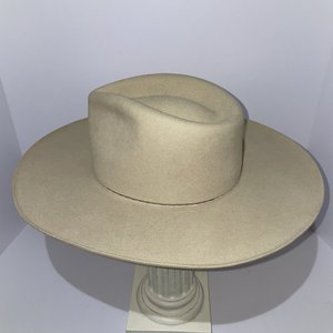 Greeley Hat Works Sandy Tan Cowboy Sun Hat Size S