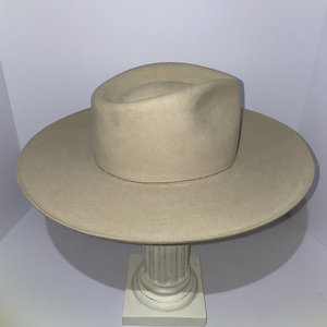 Greeley Hat Works Sandy Tan Cowboy Sun Hat Size S