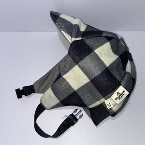 Wigwam Flannel Vintage Gray Water Resistant Trapper Baseball Cap Size M
