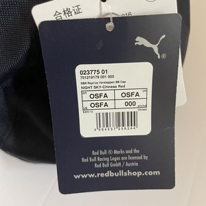 PUMA Red Bull F1 Racing Verstappen 2021 Snapback Cap