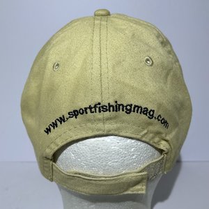 Sport Fishing Magazine Vintage Yellow Dad Hat