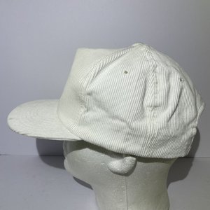 Stanislaus Food Products White Corduroy Vintage Snapback Cap